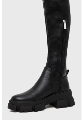 Steve Madden Ботуши Riveredge в черно с платформа - Pepit.bg