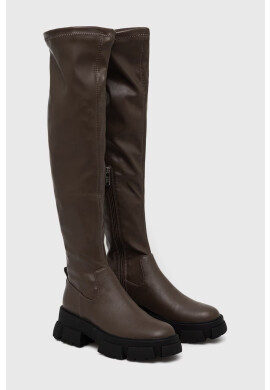 Steve Madden Ботуши Riveredge в кафяво с платформа - Pepit.bg