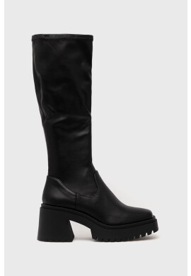 Steve Madden Ботуши Jetstream в черно с висок ток - Pepit.bg