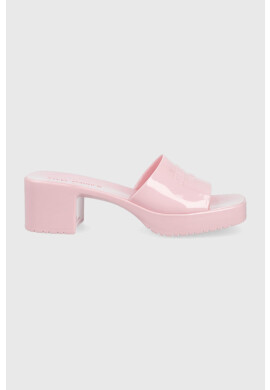 Steve Madden Чехли Halston дамски в розово с висок ток - Pepit.bg