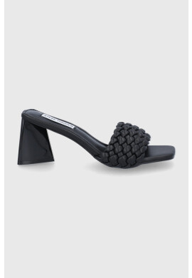 Steve Madden Чехли Monte Carlo дамски в черно с висок ток - Pepit.bg