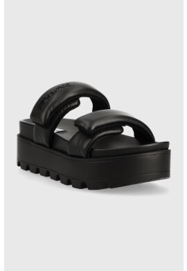 Steve Madden Чехли Bail out в черно с платформа SM11002448 - Pepit.bg