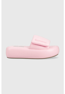 Steve Madden Чехли Swoosh в розово с платформа SM11002446 - Pepit.bg