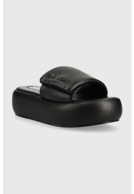 Steve Madden Чехли Swoosh в черно с платформа SM11002446 - Pepit.bg