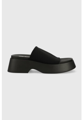 Steve Madden Чехли Throw back в черно с платформа SM11002450 - Pepit.bg
