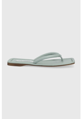 Steve Madden Джапанки Zahra дамски в тюркоазено с равна подметка - Pepit.bg