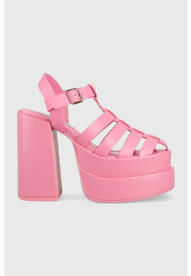 Steve Madden Кожени сандали Carlita в розово SM11002385 - Pepit.bg