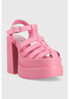 Steve Madden Кожени сандали Carlita в розово SM11002385 - Pepit.bg