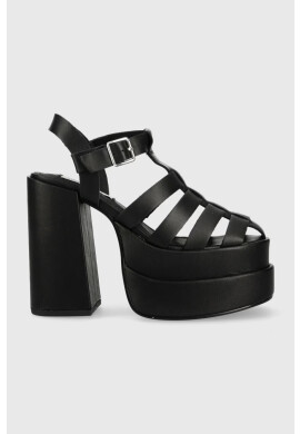 Steve Madden Кожени сандали Carlita в черно SM11002385 - Pepit.bg