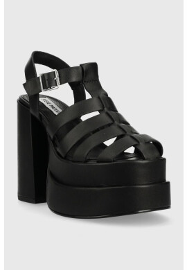 Steve Madden Кожени сандали Carlita в черно SM11002385 - Pepit.bg