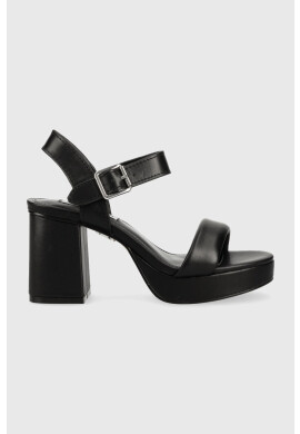 Steve Madden Кожени сандали Freefall в черно SM11002471 - Pepit.bg