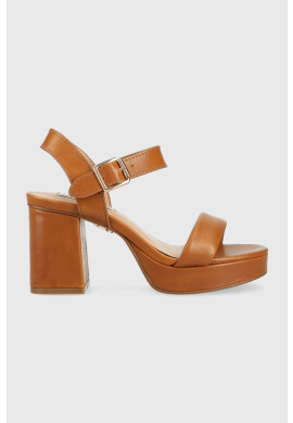 Steve Madden Кожени сандали Freefall в кафяво SM11002471 - Pepit.bg