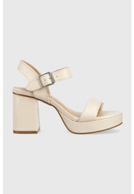 Steve Madden Кожени сандали Freefall в бежово SM11002471 - Pepit.bg