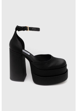 Steve Madden Обувки с дебел ток Charlize в черно с висок ток - Pepit.bg