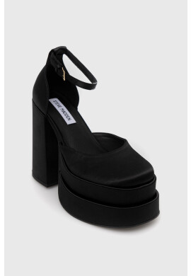 Steve Madden Обувки с дебел ток Charlize в черно с висок ток - Pepit.bg