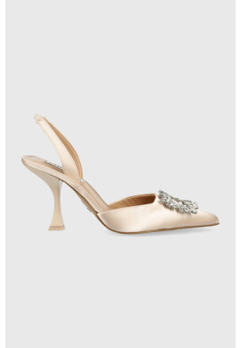 Steve Madden Обувки с дебел ток Neala в бежово с висок ток с отворена пета SM11002578 - Pepit.bg