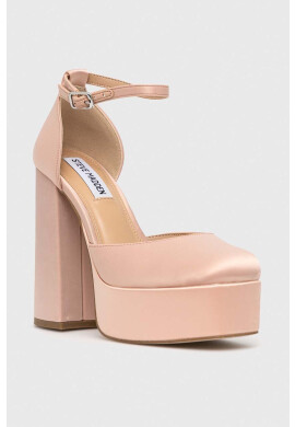 Steve Madden Обувки с дебел ток Tamy в розово с висок ток - Pepit.bg