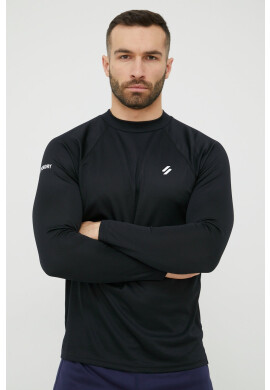 Superdry Блуза с дълги ръкави в черно с принт - Pepit.bg