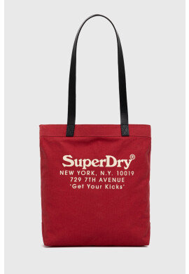 Superdry Чанта в червено - Pepit.bg
