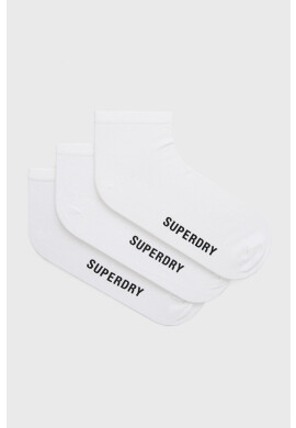 Superdry Чорапи в бяло - Pepit.bg
