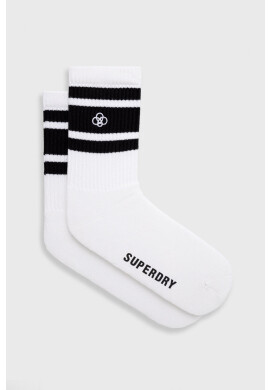 Superdry Чорапи мъжки в бяло - Pepit.bg