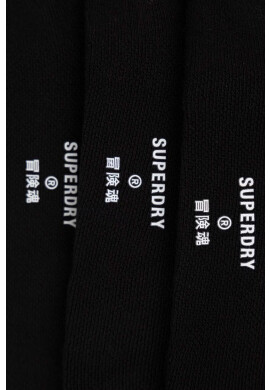 Superdry Чорапи (3 броя) в черно - Pepit.bg