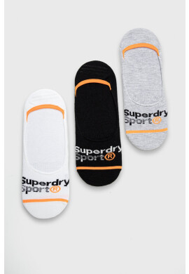 Superdry Чорапи (3 чифта) мъжки в бяло - Pepit.bg