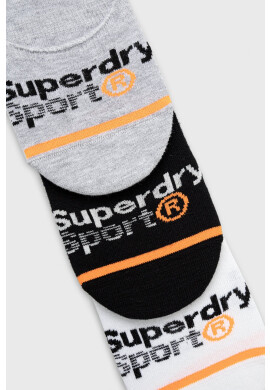 Superdry Чорапи (3 чифта) мъжки в бяло - Pepit.bg