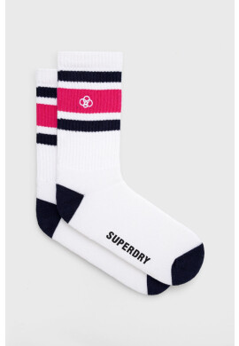 Superdry Чорапи мъжки в бяло - Pepit.bg