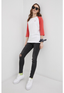 Superdry Дънки дамски с висока талия - Pepit.bg