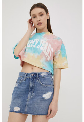 Superdry Дънкова пола къс модел със стандартна кройка - Pepit.bg