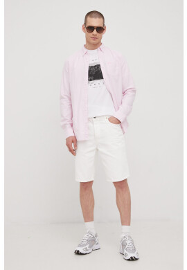 Superdry Дънкови къси панталони в бяло - Pepit.bg
