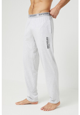 Superdry Долнище на пижама мъжко в сиво с принт - Pepit.bg
