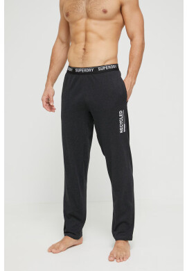 Superdry Долнище на пижама мъжко в сиво с принт - Pepit.bg