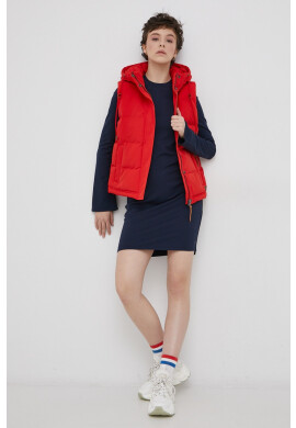 Superdry Елек в червено с преходна изолация - Pepit.bg