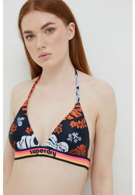 Superdry Горнище на бански в оранжево с леко подплатена чашка - Pepit.bg