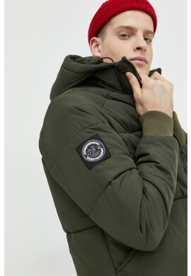 Superdry Яке в зелено със зимна изолация - Pepit.bg