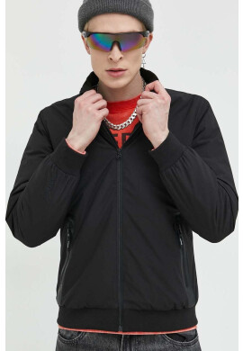 Superdry Яке бомбър в черно с преходна изолация - Pepit.bg