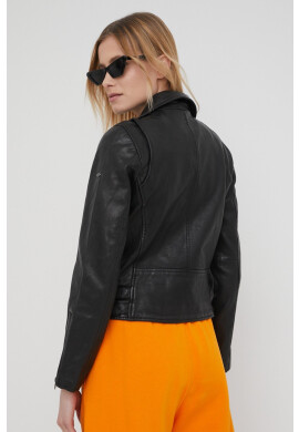 Superdry Кожено яке дамска в черно с преходна изолация - Pepit.bg
