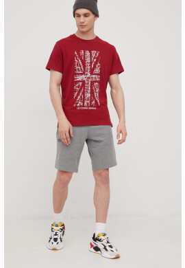Superdry Къси панталони в сиво меланж на - Pepit.bg