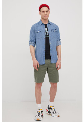 Superdry Къси панталони в зелено - Pepit.bg