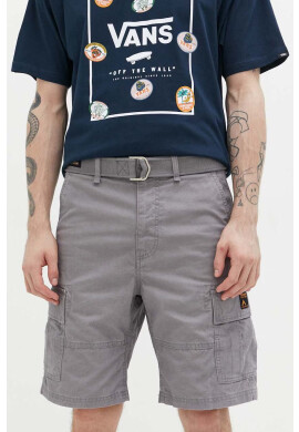 Superdry Памучен къс панталон в сиво - Pepit.bg