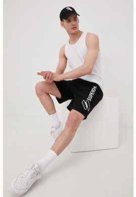 Superdry Памучен къс панталон в черно - Pepit.bg