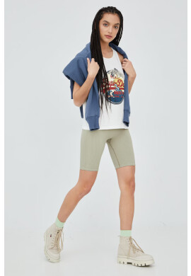 Superdry Памучен топ в тъмносиньо - Pepit.bg