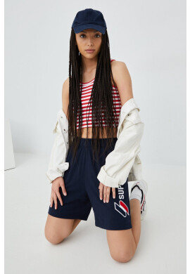 Superdry Памучен топ в червено - Pepit.bg