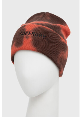 Superdry Памучна шапка в червено от памук - Pepit.bg