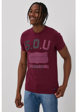 Superdry Памучна тениска - Pepit.bg