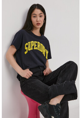 Superdry Памучна тениска - Pepit.bg