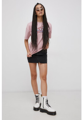 Superdry Памучна тениска в розово - Pepit.bg