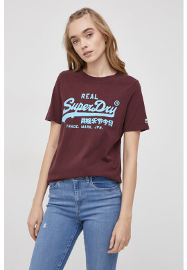Superdry Памучна тениска - Pepit.bg